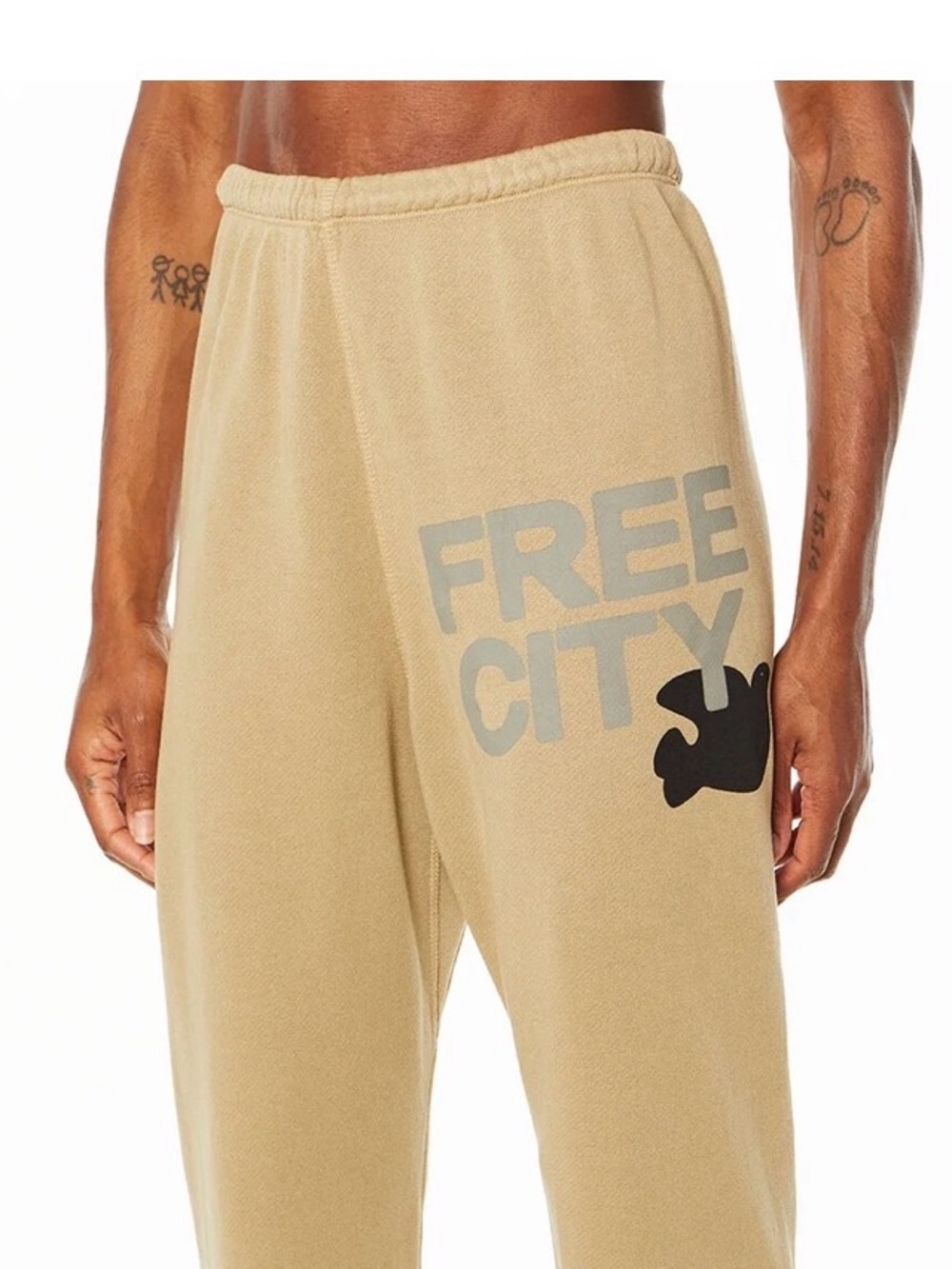 FREECITY Freecity Superfluff Lux OG Jogger logo Sweatpants Size Medium
